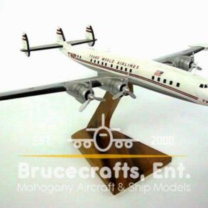 Model of Lockheed L-049 Constellation Transworld with detailed craftsmanship.